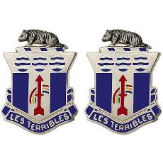 127th Infantry Regiment Unit Crest (Les Terribles)